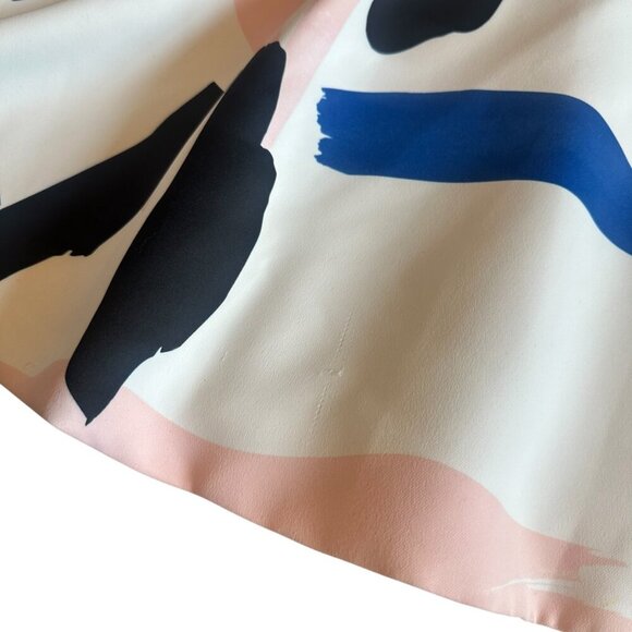 Elliatt Headway Abstract Print Scuba Skater Dress Mini Open Back Size Medium - Picture 6 of 15